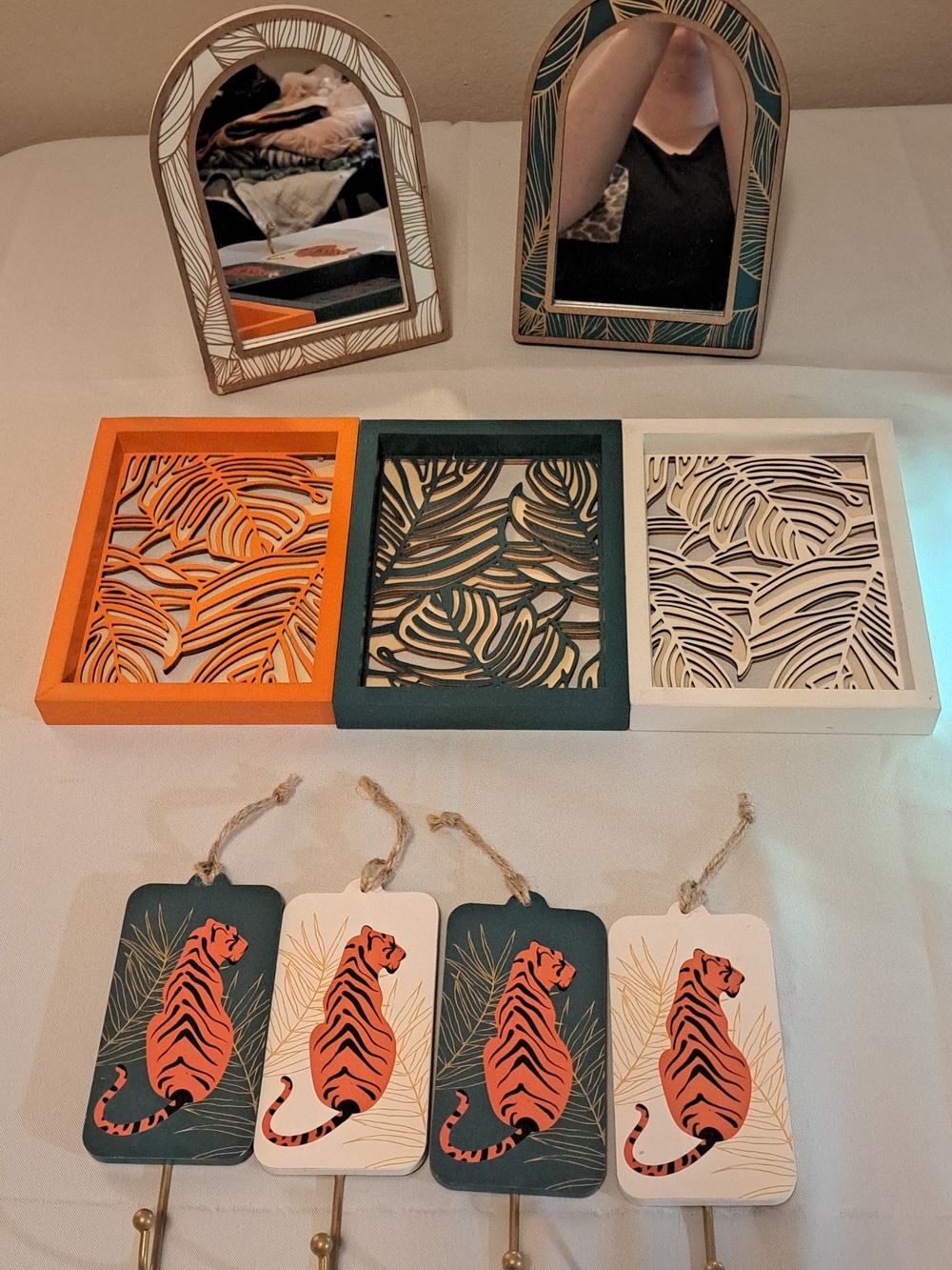 Mid Century Boho Tiger Home Decor